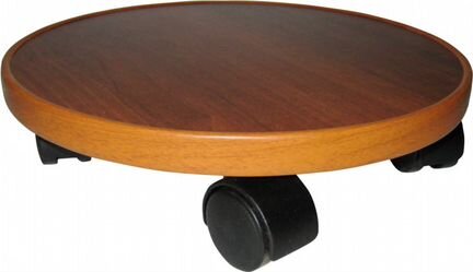 Подставка напольная на колёсах под цветочные горшк