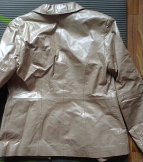 Пиджак кожаный