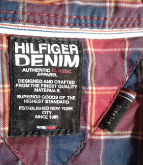 Tommy Hilfiger Denim рубашка 100cotton
