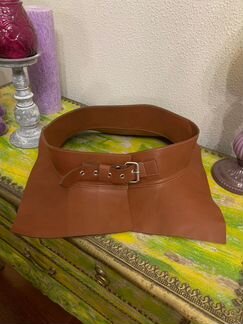 Пояс-корсет седло кожаный