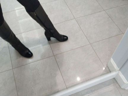 Сапоги кожаные, демисезонные. TJ Collection