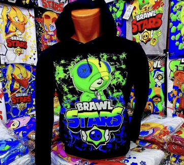 Толстовка brawl starss светится