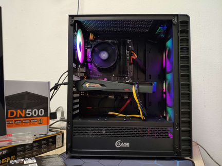 Игровой компьютер ryzen 5 1600 + gtx 1660ti