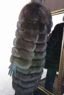 Шуба из песца