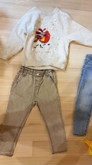 Свитер и джинсы Zara