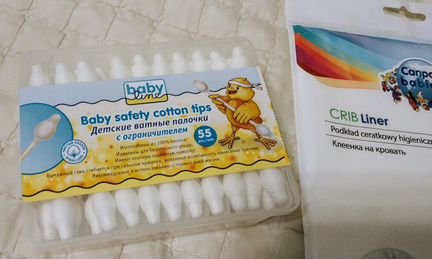 Ватные палочки для младенцев, клеёнки