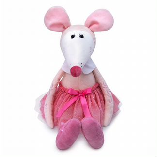 Мягкая игрушка Basik&Ko Балерина в розовом Лола (M