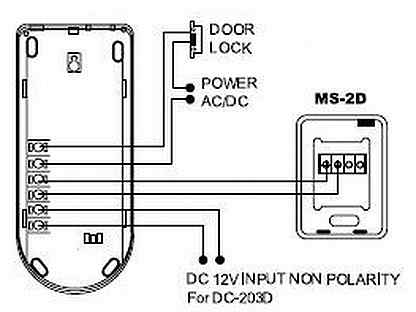 Домофон kocom dp 203ha схема подключения