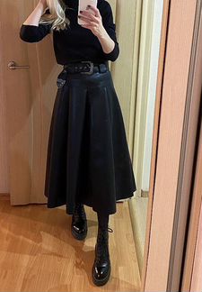 Юбка из кож.зама новая ASOS