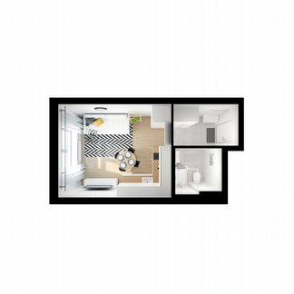 Квартира-студия, 19.9 м², 5/32 эт.