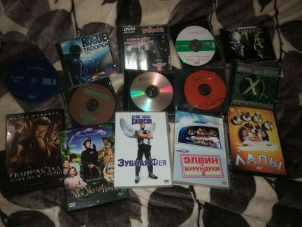 Dvd и пк диски, фильмы, игры