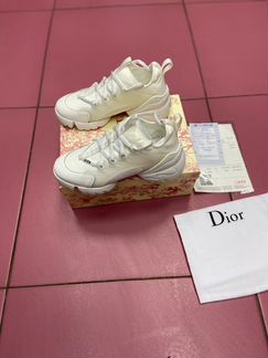 Dior d-connect белые новые женские кроссы
