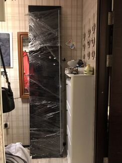 Дверь икеа пакс черная стекло