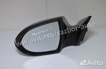 Зеркало левое Kia Sportage III SL 9pin 2014+