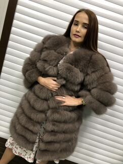 Шуба из песца