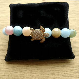 Браслет из морганита-7