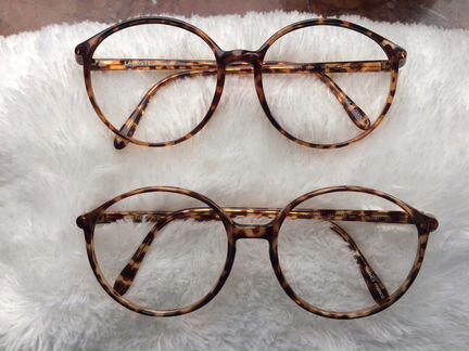 Круглые и стильные унисекс винтажные очки lacoste