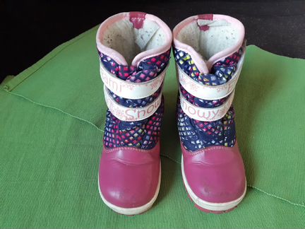 Сапожки для девочки Элегами размер 27 осень-зима