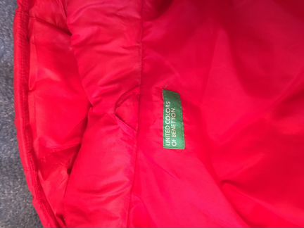 Пуховик пальто зимнее на девочку 11-12 лет Benetto