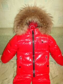 Костюм пуховый с большой опушкой. В идеале