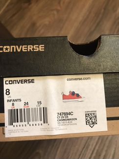 Кеды Converse новые, р.24