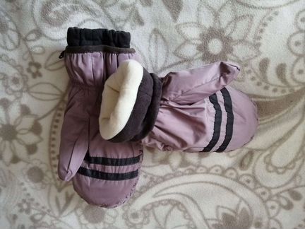 Варежки на флисе