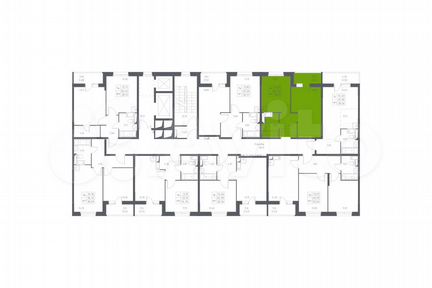 1-к квартира, 36 м², 12/14 эт.