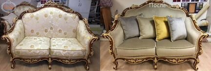 Перетяжка мягкой мебели