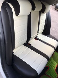 Модельные чехлы Фольксваген Джетта 6 из экокожи