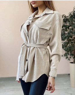 Рубашка вельвет