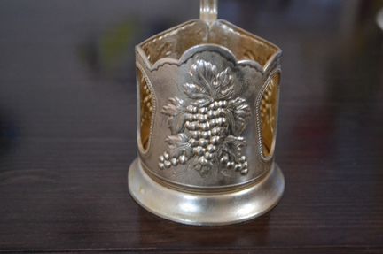 Пара подстаканников(алюминий) СССР