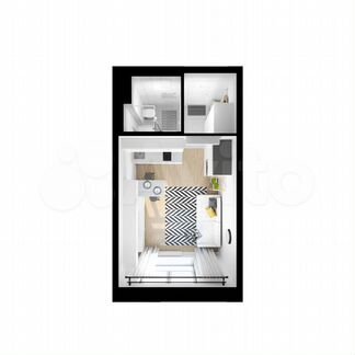 Квартира-студия, 20 м², 15/17 эт.