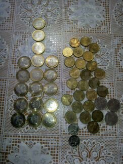 Монета биметалл Россия, гвс, советские монеты и ку