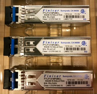 Модуль SFP Finisar ftlf1318P2BTL и ftlf1318P2BCL