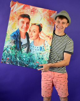 Гранж-Портрет по фото близкого человека