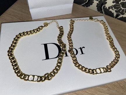 Чокер цепочка колье Dior