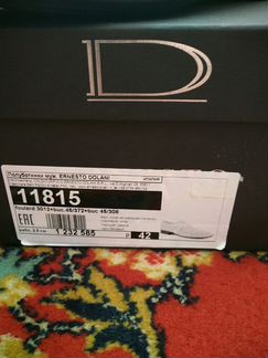 Туфли ernesto dolani оригинал новые