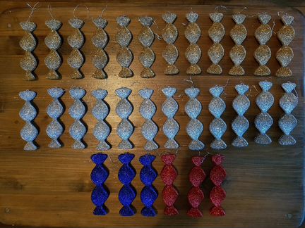 Ёлочные игрушки.Пакет