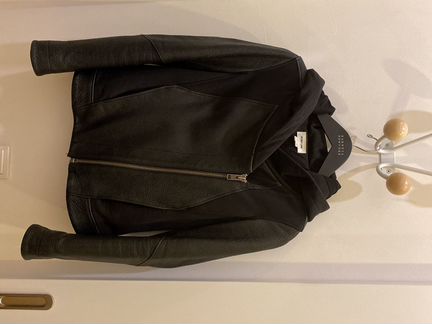 Куртка из текстиля и кожи Helmut Lang