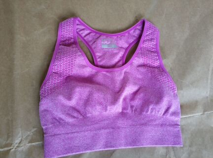 Новый спортивный топ лифчик S фуксия