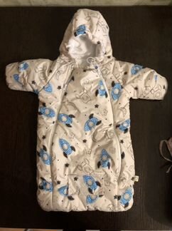 Конверт комбинезон для малыша демисезонный сонный