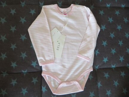 Новый боди Sela р.80+жилетка Playtoday р.80