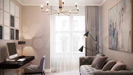 2-к квартира, 82.1 м², 23/41 эт.