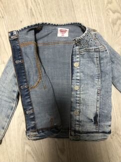 Куртка джинсовая со стразами