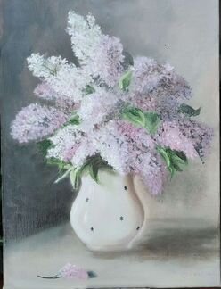 Картина Сирень, холст 30*40, масло