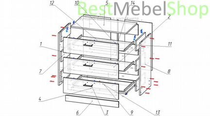 Комод Мельбурн