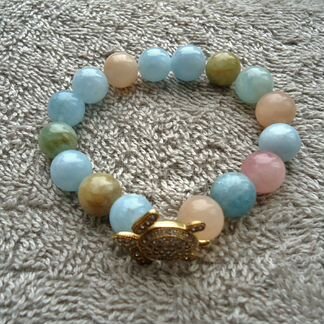 Браслет из морганита-7