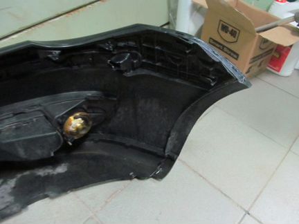 Бампер передний VW polo 6Q0 бу