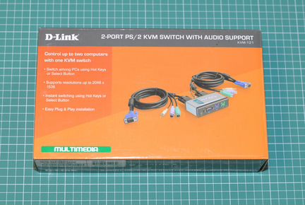Переключатель D-Link KVM-121/A VGA Audio