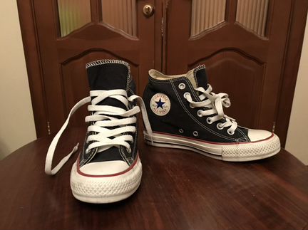 Кеды converse на танкетке. Размер 37